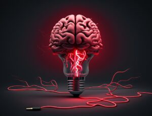 ai-generated, brain, think,Commitment,Awareness, mental health